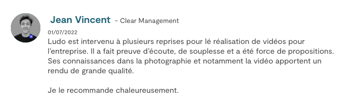 Avis client