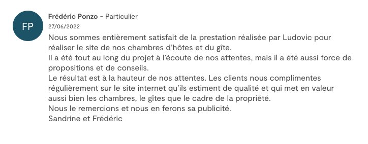 Avis client