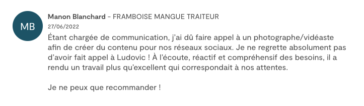 Avis client